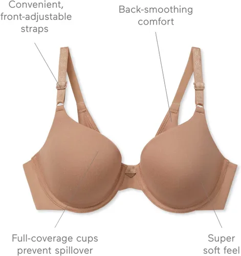 Vista 5 de Warner's Brasier de cobertura completa Cloud 9 con aros para mujer
