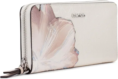 Vista 5 de Calvin Klein Key Item Saffiano Continental - Cartera con cremallera y correa para muñeca