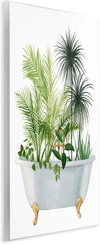 Vista 2 de Stupell Industries Grace Popp - Arte de pared de madera con hojas de plantas mixtas