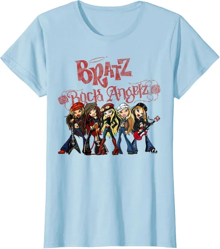 Vista 17 de Bratz Camiseta Rock Angelz Group Shot Negro