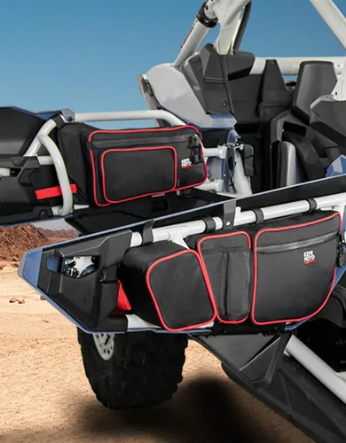 Vista 9 de KEMIMOTO UTV - Bolsas para puerta compatibles con modelos Maverick X3, color rojo, paquete de 4