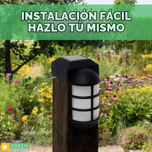 Vista 6 de GreenLighting Marina - Luces solares para tapa de poste de 4 x 4 pulgadas, luz solar de madera nominal para exteriores, poste de valla, paisajismo