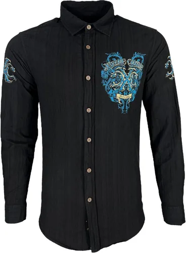 Vista 3 de Xtreme Couture by Affliction - Camisa con botones para hombre, color blanco