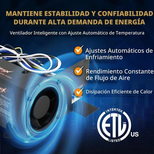 Vista 3 de PowerMax Reemplazo WFCO del convertidor RV de bandeja inferior PM3-55-MBA