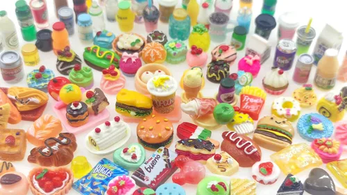 Vista 7 de Botellas en miniatura de bebida de comida para jugar al juego de cocina (20 comidas (aleatorias))