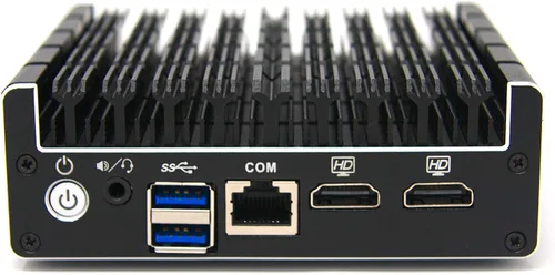 Vista 3 de Protectli Vault FW4B - 4 puertos, microdispositivo cortafuegos/mini PC - Intel Quad Core, AES-NI, 4 GB de RAM, 32 GB mSATA SSD
