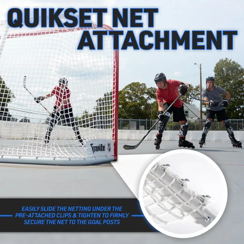 Vista 5 de Franklin Sports NHL Quikset - Portería de hockey de acero, 72 pulgadas