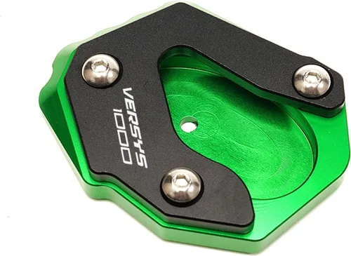 Vista 4 de YESKIT Aluminio CNC para Kawasaki VERSYS 1000 VERSYS1000 2015-2022 Soporte lateral de pie de motocicleta Placa de soporte de extensión (Color : gris)