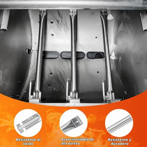 Vista 6 de Hisencn Kit de parrilla con quemadores, platos e encendedor para Para kit de quemador Char-Griller 3070