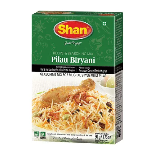 Vista 316 de Shan Chicken 65 - Mezcla de recetas y condimentos de 2.1 oz (60 g) - Polvo de especias para pollo frito picante agridulce - Adecuado