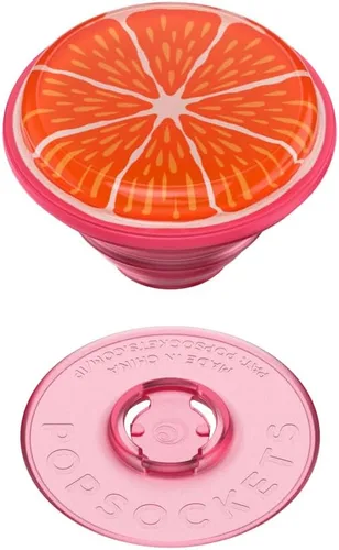Vista 7 de PopSockets Agarre para Teléfono con Soporte Expandible y Kickstand, Agarre Adhesivo - Jelly Citrus