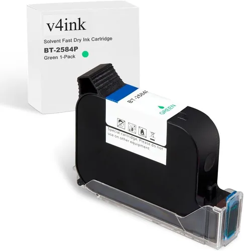 Vista 12 de v4ink Bentsai BT-2581P - Cartucho de tinta cian, 1.4 fl oz, repuesto de tinta de secado rápido para impresora de inyección de tinta portátil