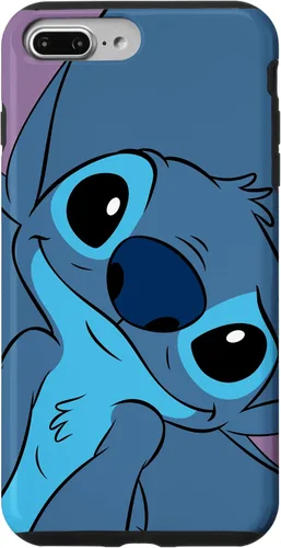 Vista 12 de Disney Lilo y Stitch Linda Carátula de Stitch en Color Gris Pizarra para iPhone 17