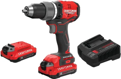 Vista 6 de CRAFTSMAN RP+ Kit de taladro/destornillador inalámbrico, con 2 baterías y cargador, sin escobillas (CMCD713C2)