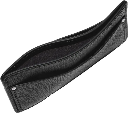 Vista 2 de Fossil Cartera minimalista de piel para hombre con bolsillo frontal