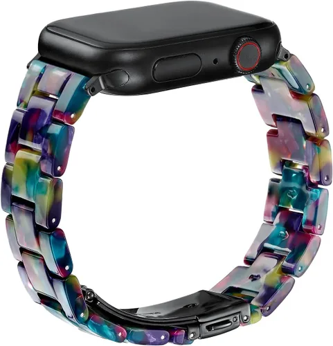 Vista 18 de Wongeto Correa de resina ligera, compatible con Apple Watch Band de 1.575 pulgadas, 1.496 pulgadas, 1.614 pulgadas, 1.654 pulgadas, 1.732 pulgadas