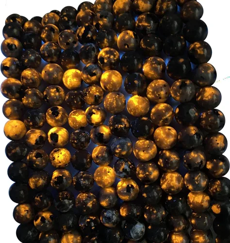 Vista 12 de 4MM 88 piezas de cuentas sueltas de piedra natural verde turquesa africana para hacer pulseras y collares de bricolaje