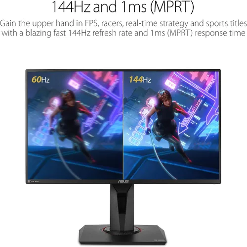 Vista 4 de ASUS - Monitor para juegos VG248QZ de 24 Negro