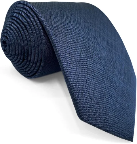 Vista 28 de S&W SHLAX&WING Conjunto de corbata de color sólido y pañuelo de bolsillo para hombre
