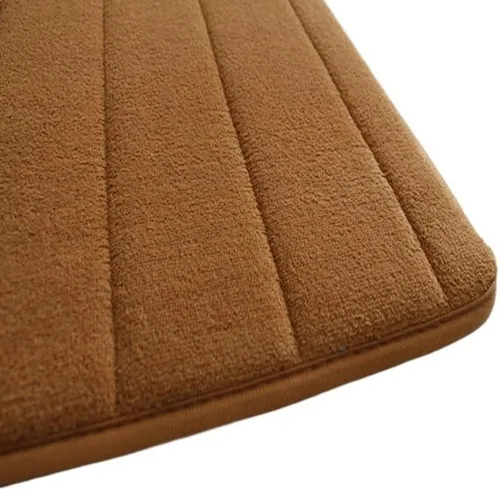 Vista 6 de Alfombra antideslizante de Baño De Espuma Viscoelástica, Tapete Moderno, Antideslizante, 3 Unidades Por Juego Alfombras de Baño