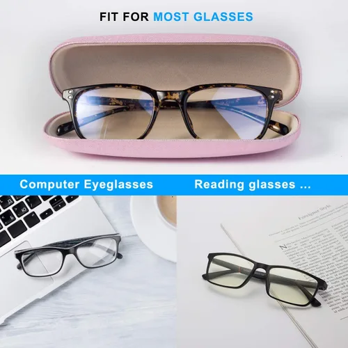 Vista 4 de RayLove Casos duros unisex de las gafas de la cáscara, caso protector para los vidrios