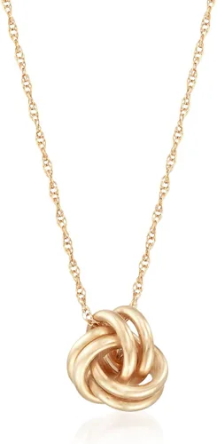 Vista 4 de Ross-Simons Juego de joyas de oro amarillo de 14 quilates collar y aretes 18 pulgadas Oro no conocido