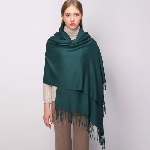 Vista 5 de RIIQIICHY - Bufanda y chal tipo pashmina para mujer, accesorio para vestido de noche, dama de honor, boda, novia, bufandas largas, grandes y cálidas