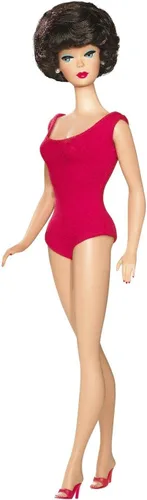 Vista 2 de Barbie My Favorite Time Capsule 1962 Muñeca morena con corte de burbujas