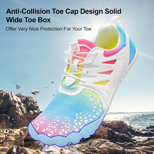 Vista 5 de XIHALOOK - Zapatos deportivos de senderismo para mujer y hombre, de secado rápido, para playa, caminar, kayak, surf, entrenamiento