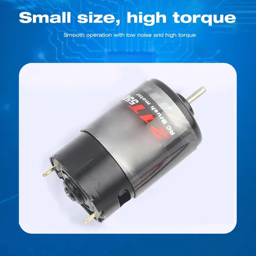 Vista 7 de VGEBY Motor cepillado, 12T/21T/29T/35T Vehículo de control remoto estándar 550, motor cepillado RC de alto bajo ruido, apto para vehículos RC