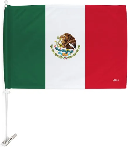 Vista 127 de Paquete de bandera de coche de la Copa del Mundo 2022 de Gales, bandera americana para carros, decoración de automóviles, pancarta pequeña