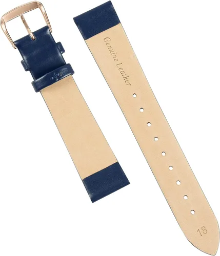 Vista 4 de Bandas de reloj de cuero clásico ultra fino para mujer, cada correa de reloj de cuero genuino para mujeres y hombres 0.472pulg., 0.551pulg.