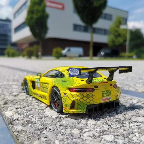 Vista 4 de Carrera 30910 Mercedes AMG GT3 Mann Filter Team Hip No. 47 Escala 1:32 Ranura Digital Coche Carreras Vehículo Ranura Digital Pistas de Carreras