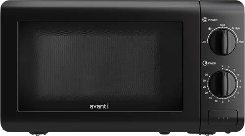 Vista 5 de Avanti - Horno microondas 700-Watts compacto mecánico con 5 configuraciones de potencia, descongelación, control de temperatura de rango completo