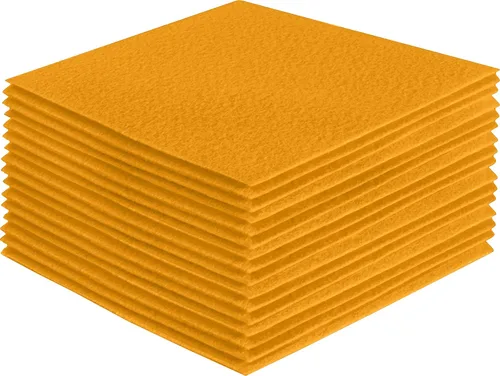 Vista 189 de FabricLA Hojas de fieltro acrílico para manualidades, cuadrados de fieltro precortados suaves de 4 x 4 pulgadas (3.9 in x 3.9 in), utiliza hojas
