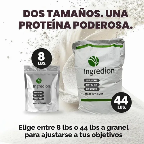 Vista 6 de Bolsa a granel con aislamiento de proteína de guisante premium sin OMG (8 lb)
