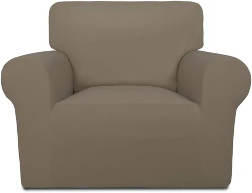 Vista 110 de PureFit Funda súper elástica para sofá reclinable con bolsillo, funda de sofá suave y antideslizante de elastano, lavable, protector de muebles