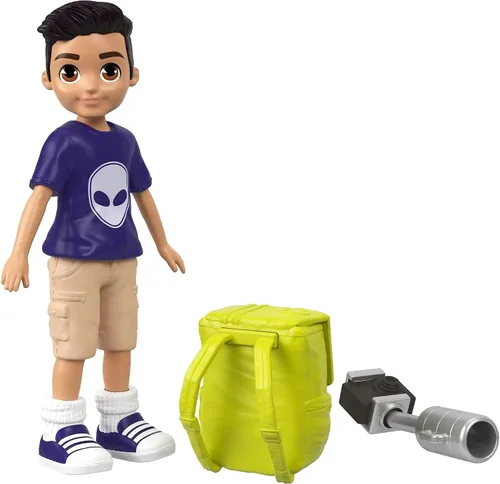 Vista 3 de Polly Pocket Muñeca de postura activa, Nicholas