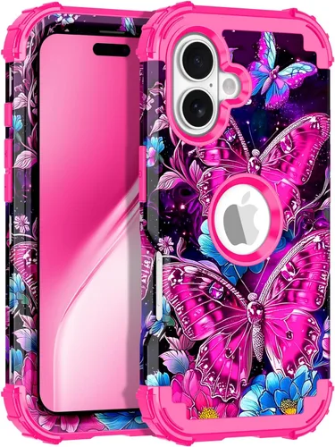 Vista 51 de Rancase Funda para iPhone 11, tres capas de alta resistencia a prueba de golpes, protección de plástico duro + funda protectora de goma de silicona