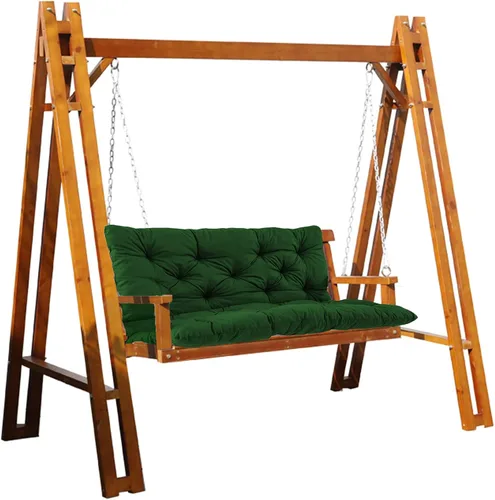Vista 11 de Cojines de banco de repuesto para columpio con respaldo, cojines de asiento gruesos de 2 a 3 plazas, almohadillas largas para sofá reclinable