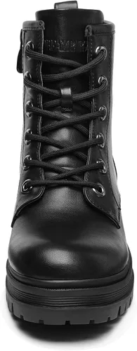 Vista 4 de DREAM PAIRS - Botines de plataforma con cordones para mujer
