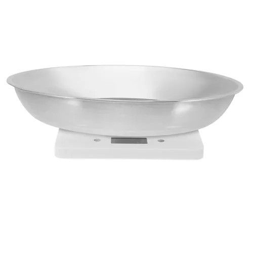 Vista 4 de Báscula de acero inoxidable resistente y fácil de limpiar para cocinas domésticas y joyerías