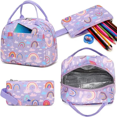 Vista 6 de Meisohua Mochila para niñas y escuelas primarias, mochila escolar para niños, bolsas escolares ligeras para niñas y niños