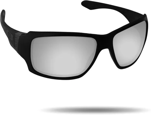 Vista 3 de Fiskr Lentes de repuesto para lentes de sol Oakley Big Taco, paquete de 2 pares