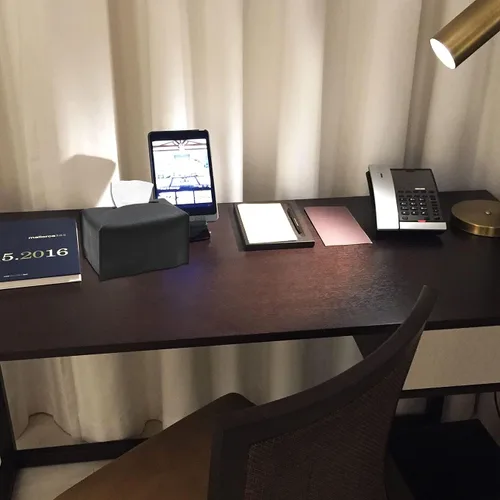 Vista 3 de Livelab Funda para caja de pañuelos, moderna y decorativa, de piel sintética, rectangular, organizador para encimera de tocador, mesitas de noche