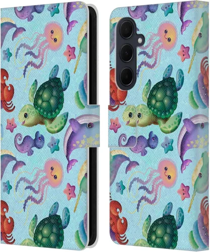 Vista 118 de Head Case Designs Officially Licensed Carla Morrow Colorful Space Dice Patterns Leather Wallet Case Compatible with Samsung Galaxy A07 4G