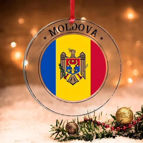 Vista 19 de Adornos de Navidad de Malasia, bandera de Malasia, adornos acrílicos, colgante para árbol de Navidad, bandera nacional, recuerdo del país