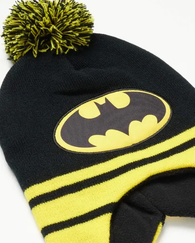 Vista 3 de DC Comics Conjunto de 2 pares de guantes o manoplas de invierno de Batman para niños (niños pequeños)
