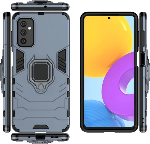 Vista 6 de Funda para Xiaomi 11T Pro Caso,Funda de carcasa con soporte para Xiaomi 11T/Mi 11T Pro Case Negro