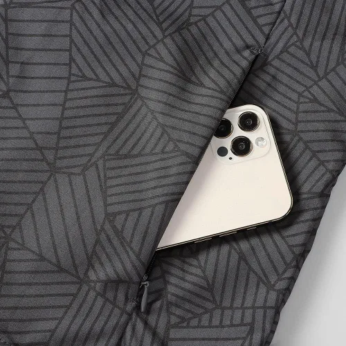 Vista 4 de Chubasquero impermeable para mujer con capucha ligero cortavientos para senderismo